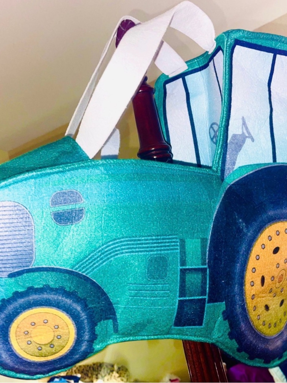 Toddler 3D Halloween Farmer Rancher Tractor Dress Up Pretend Play Costume OSFM - Picture 4 of 6